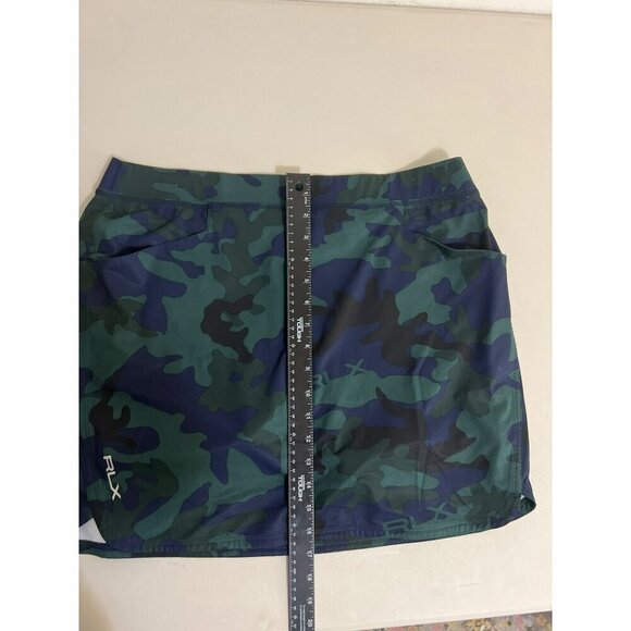 RLX Ralph Lauren Sz L Camouflage Skort Athletic Wear Skirt Shorts - Picture 8 of 8